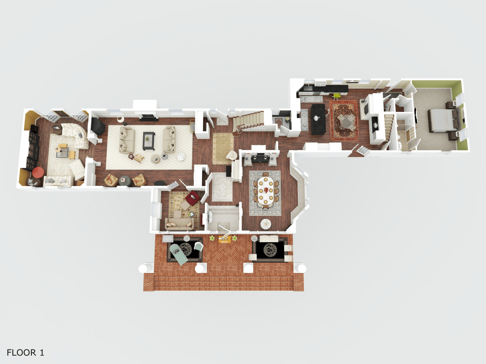 3D Floor Plan for 158 East Shore Road